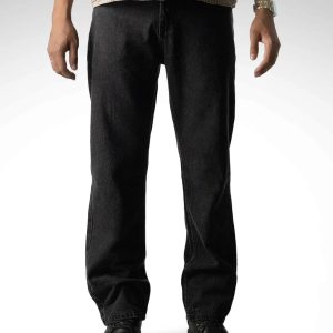 Wide Leg Baggy Regular Loose Fit Jeans