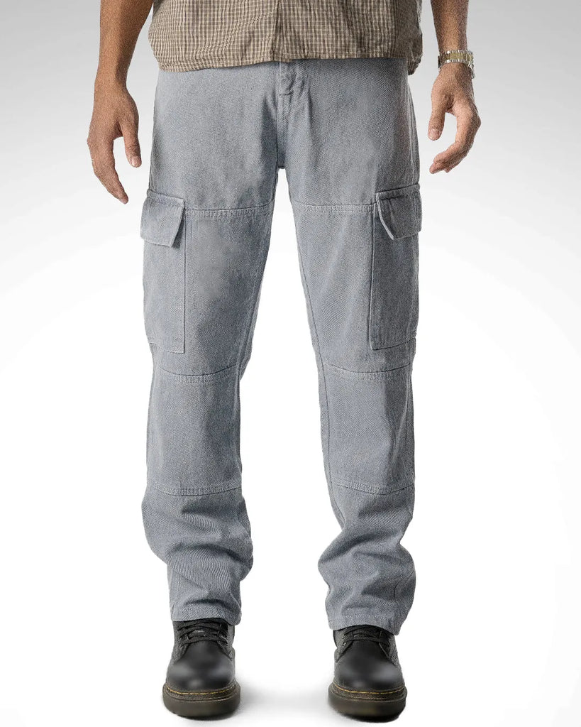 Regular Mid Rise Grey Jeans